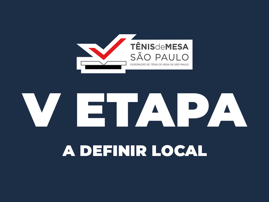 V Etapa - A DEFINIR LOCAL